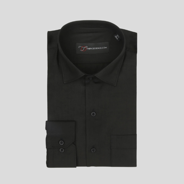Men's Plain Black Formal