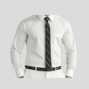 Men's Plain Off White Formal